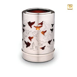 Silver Candle Urn
